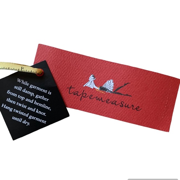 Vintage Tape Measure Silk Tank Top Sz 4 - Picture 8 of 9